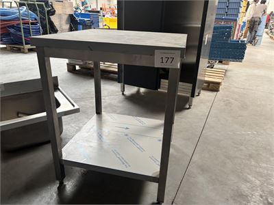 Rvs Werktafel – kavel bij Hammertime
