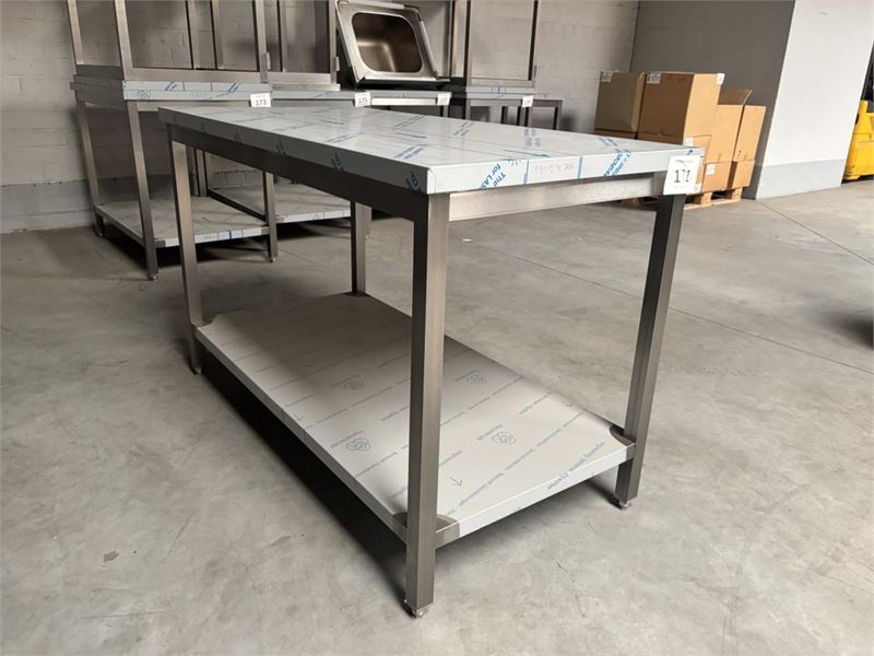 Rvs Werktafel – kavel bij Hammertime