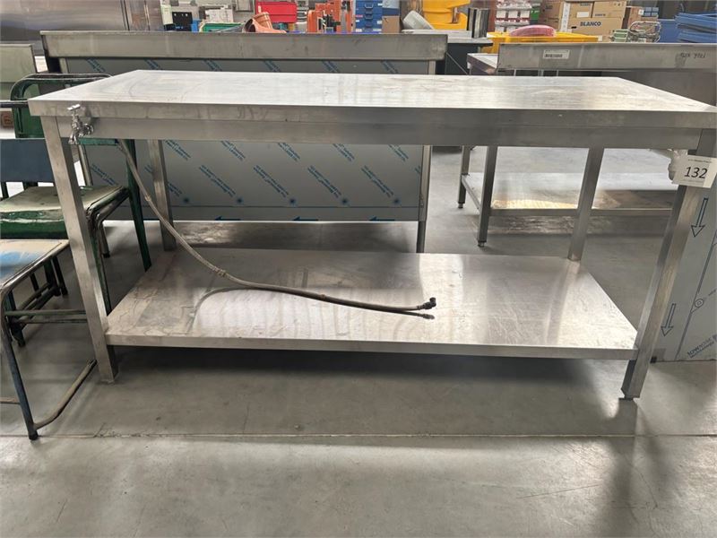 Rvs Werktafel – kavel bij Hammertime