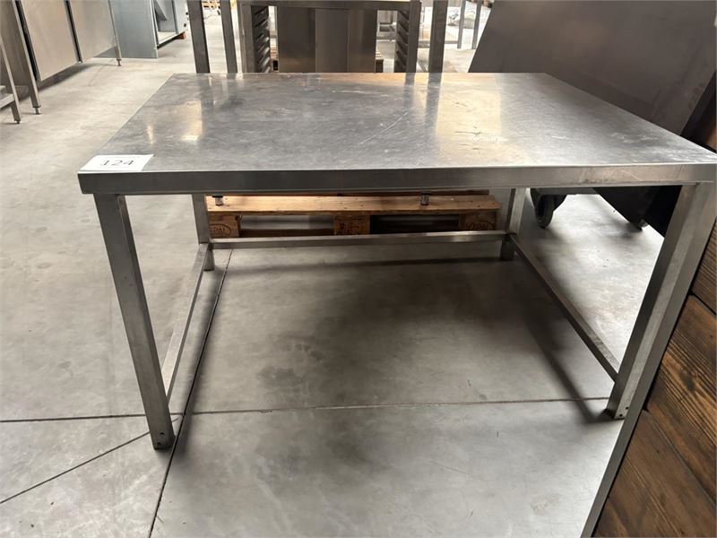 Rvs Werktafel – kavel bij Hammertime