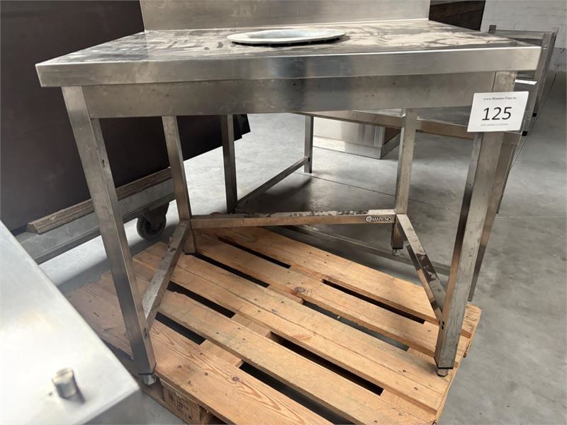 Rvs Sorteertafel Mareno – kavel bij Hammertime