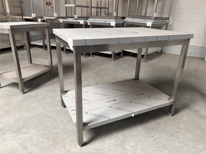 Rvs Werktafel – kavel bij Hammertime