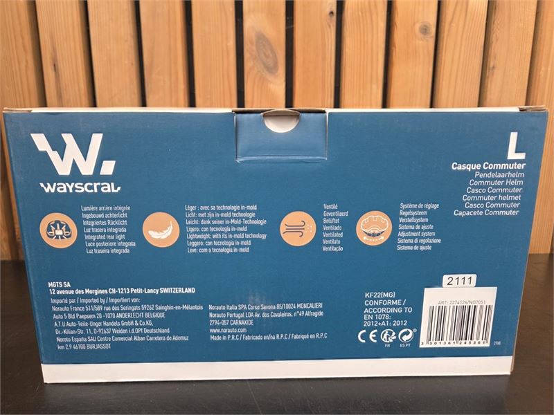 1 Fietshelm Grijs Large – foto 7 – kavel bij Hammertime