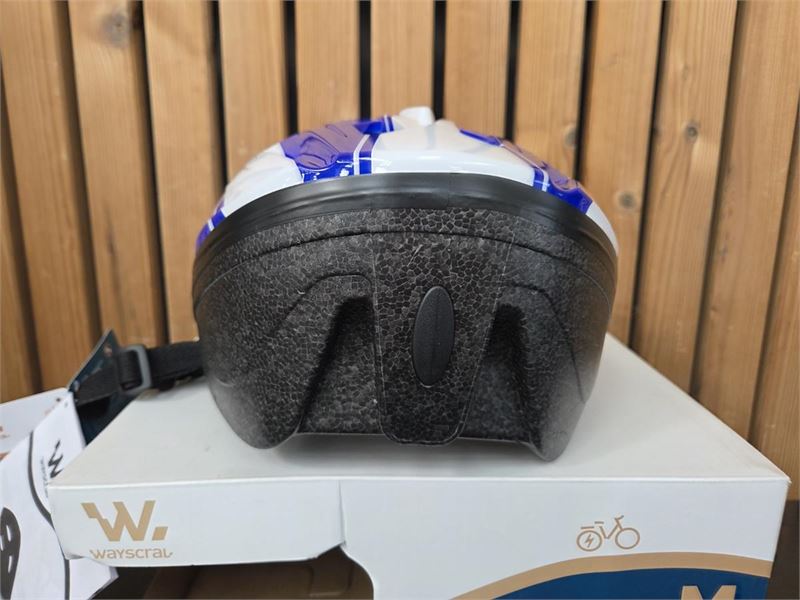 1 Fietshelm Blauw Medium – foto 6 – kavel bij Hammertime