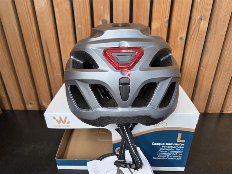 1 Fietshelm Grijs Large – foto 3 – kavel bij Hammertime