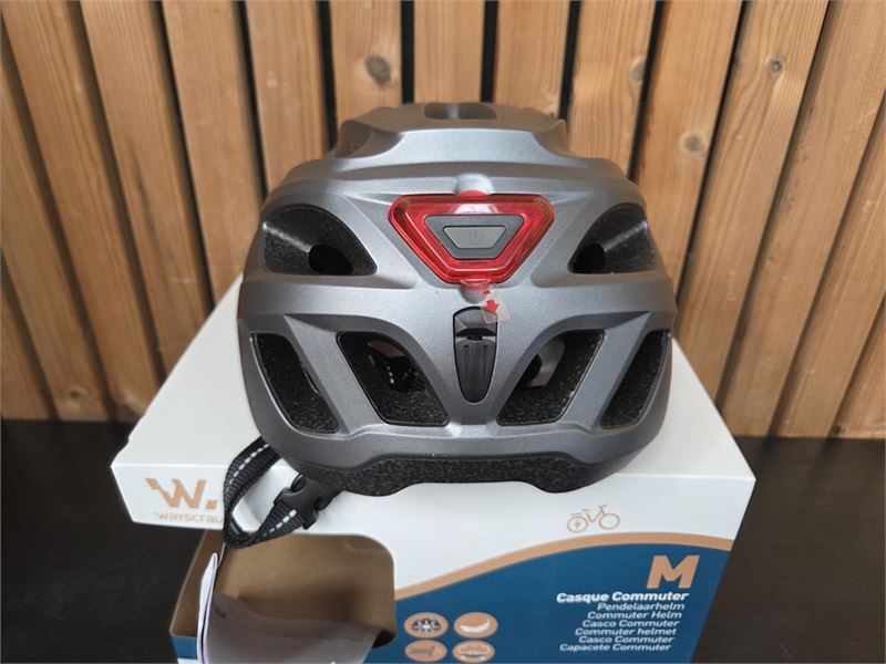 1 Fietshelm Grijs Medium – foto 3 – kavel bij Hammertime