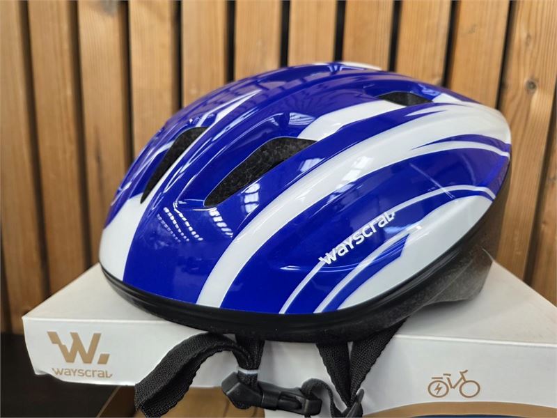 1 Fietshelm Blauw Medium – foto 5 – kavel bij Hammertime