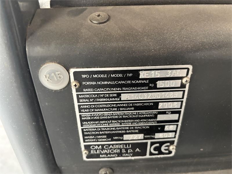 Heftruck Om Xe15 3ac – foto 6 – kavel bij Hammertime