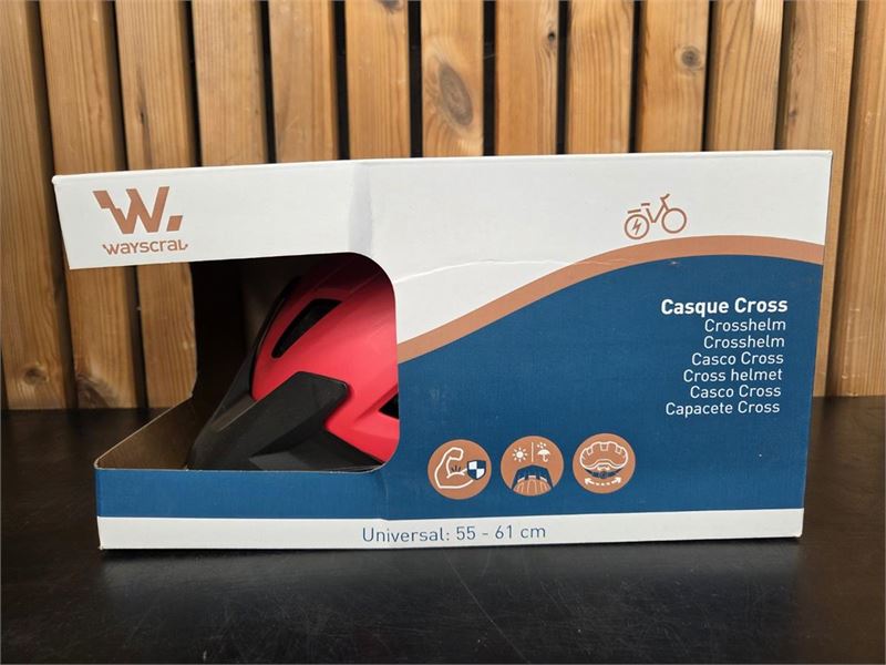 1 Fietshelm Rood Medium – foto 2 – kavel bij Hammertime