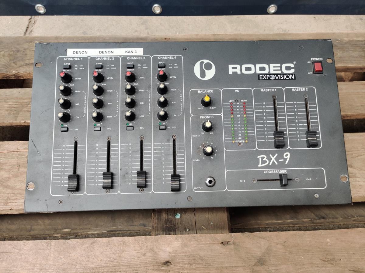 Rodec BX9 Original DJミキサー odmalihnogu.org