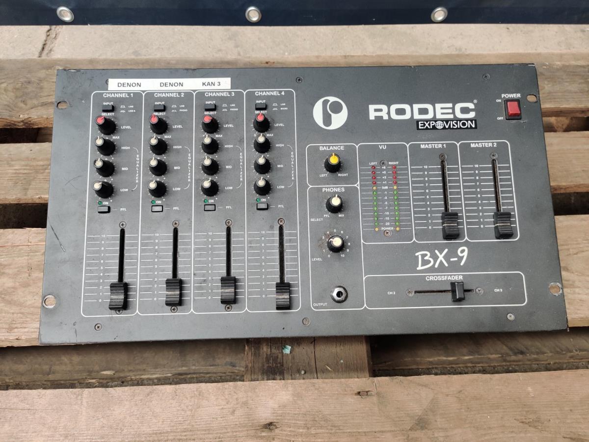 RODEC BX-9 DJミキサー アナログミキサー | www.ddechuquisaca.gob.bo