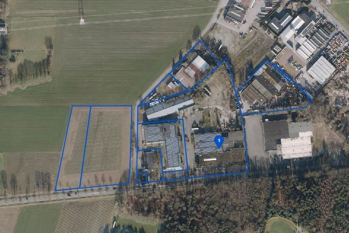 Voormalige Heylen-site bestaande uit ruim 8 ha grond, 21.536 m² bebouwd opp en 277m² woonopp.