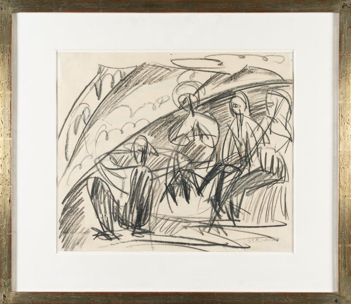 Recto: Group of peasants - Verso: Fehmarnakte