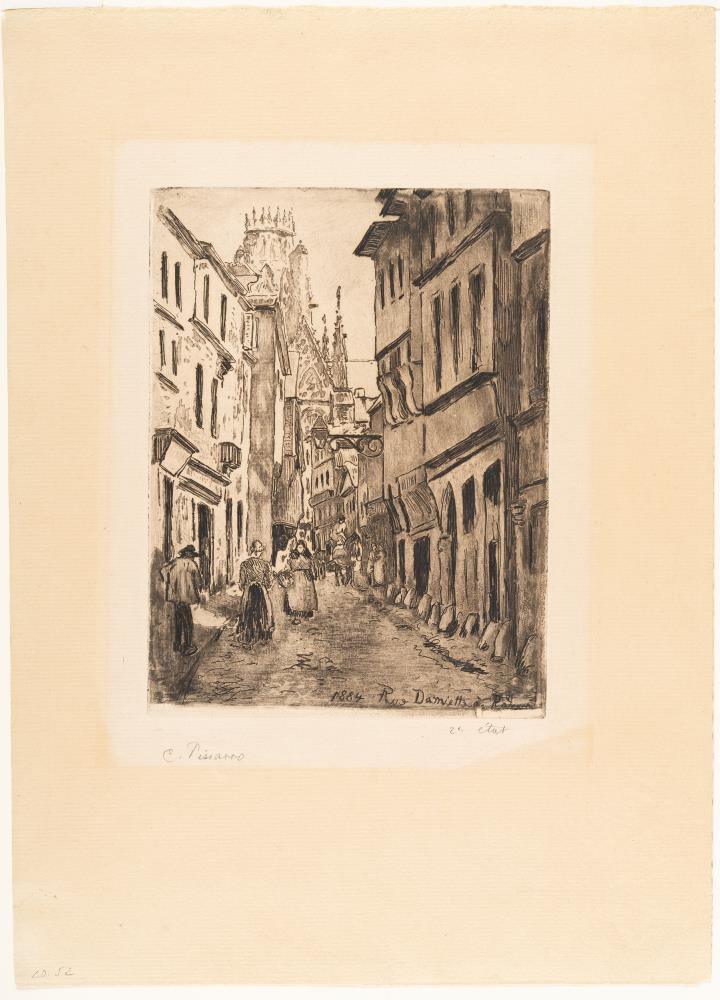 Rue Damiette, à Rouen