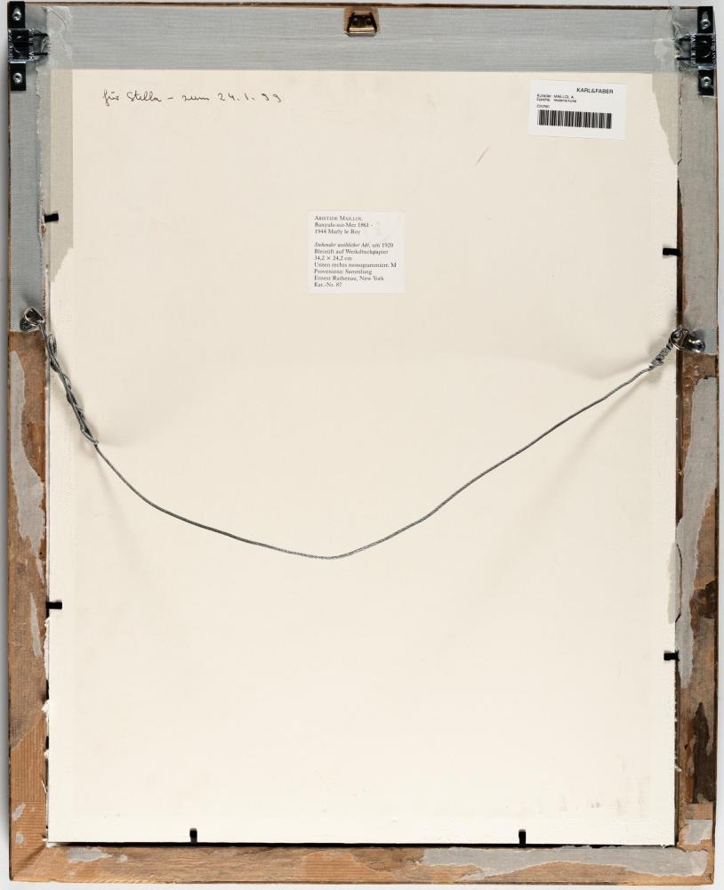 Stehender weiblicher Akt