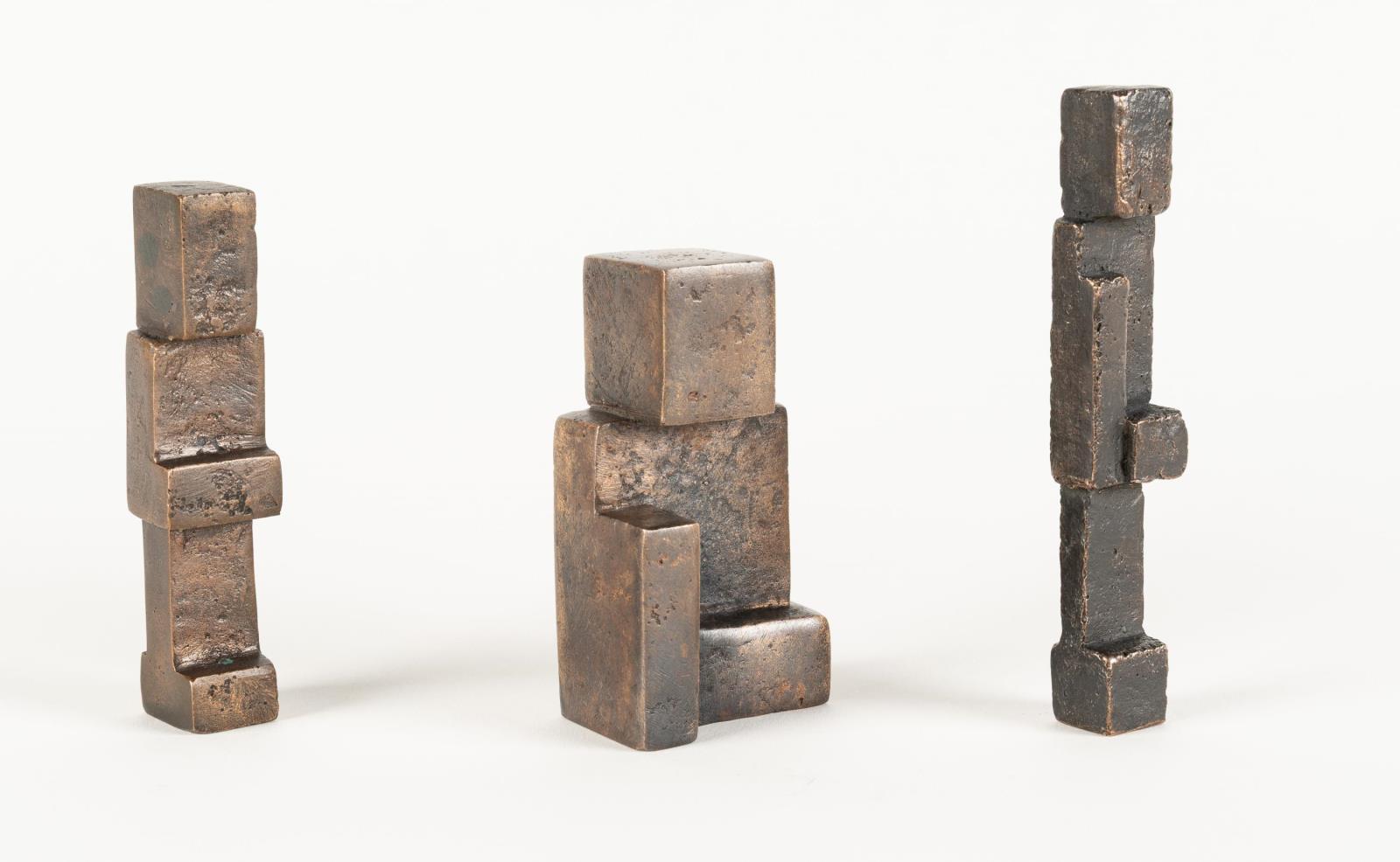 3 Werke: Ohne Titel (Figuren)