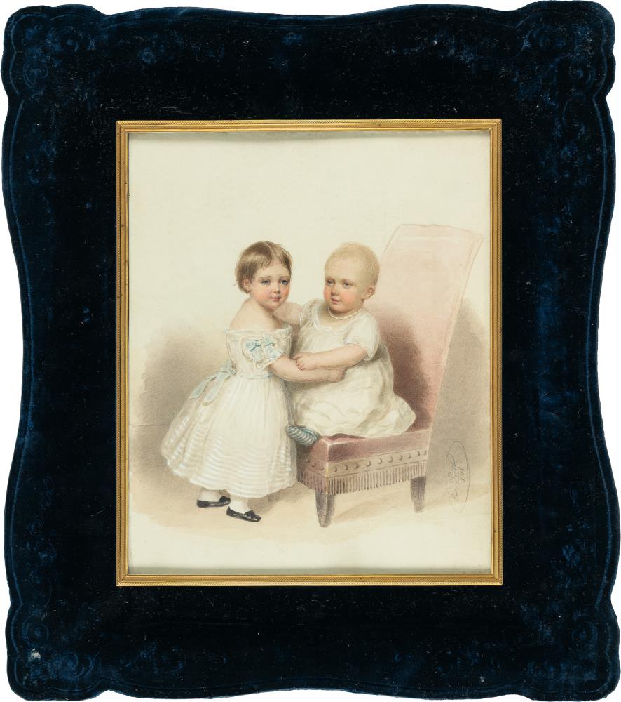 Doppelbildnis Erzherzogin Maria Theresia und Erherzog Karl Albert