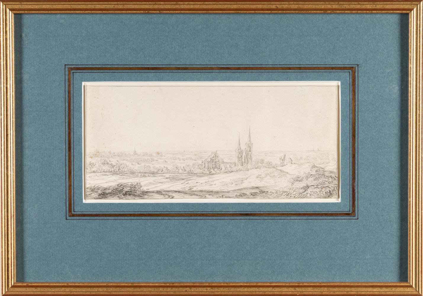 Ansicht von Egmond-Binnen mit der Abteikirche