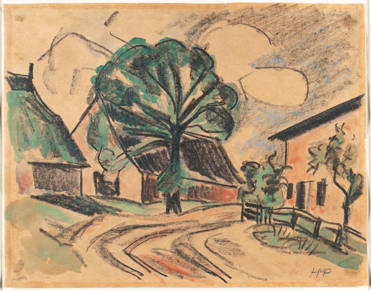 Solitary Tree in the Village