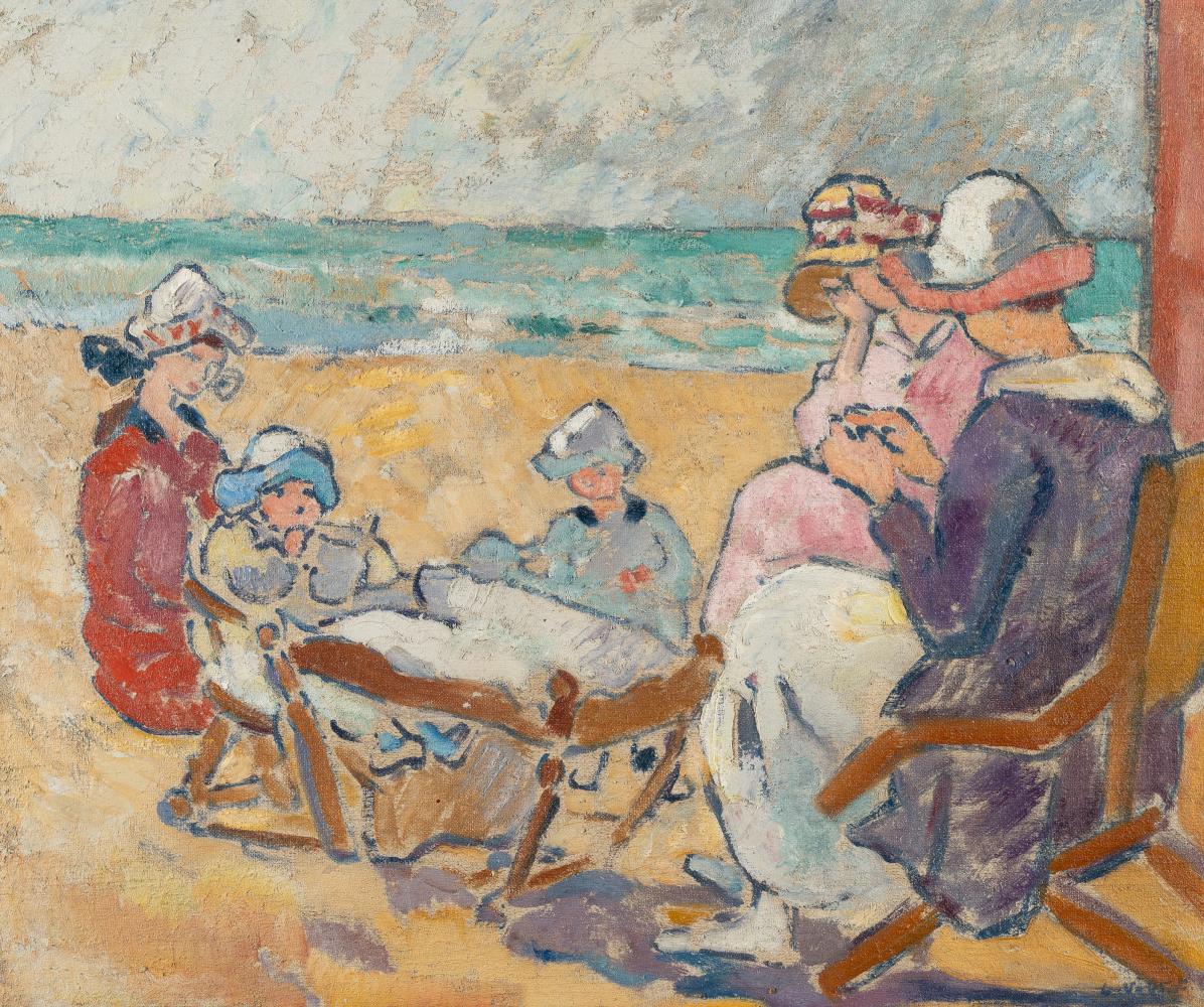 Women and Children on the Beach