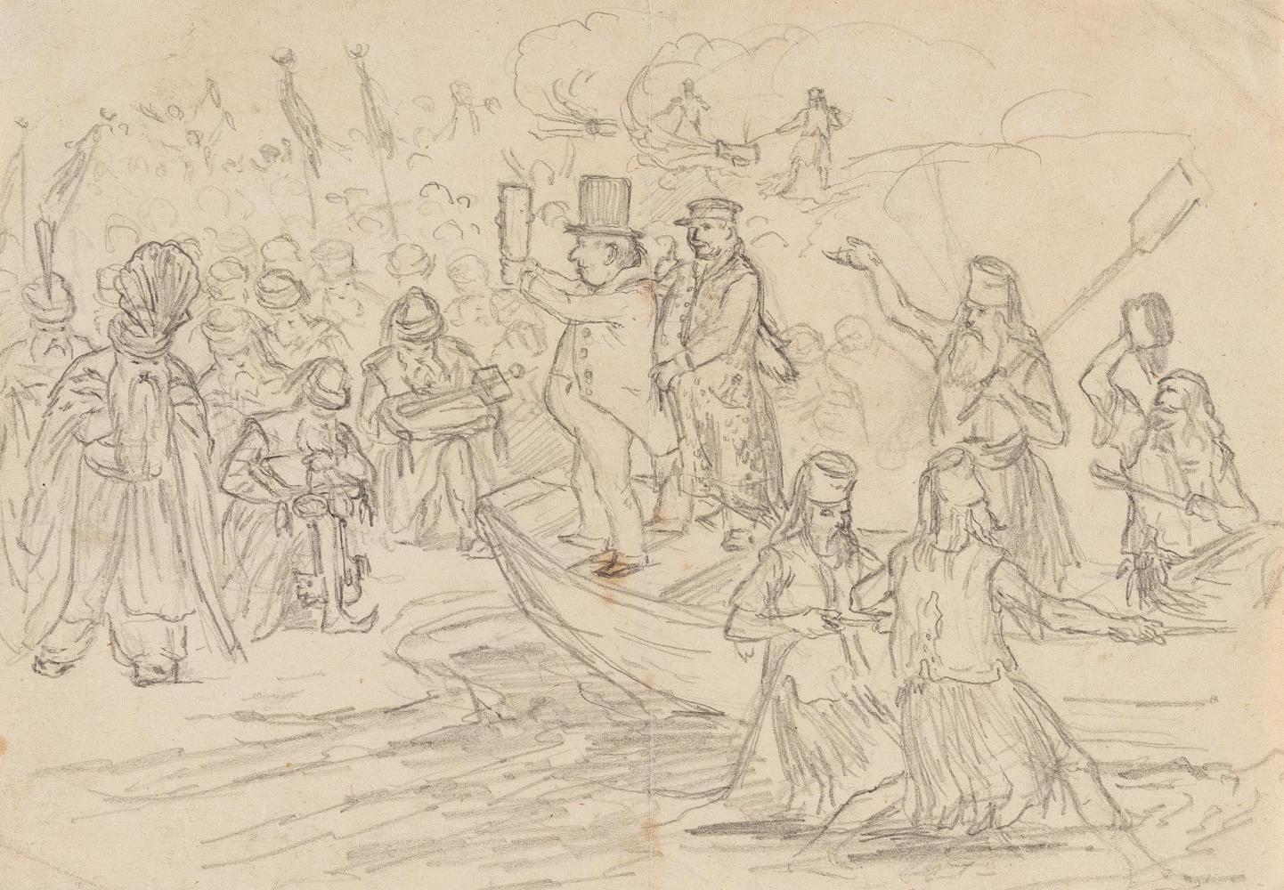 Anlandung König Ottos I. von Griechenland in Nauplia am 6. Februar 1833