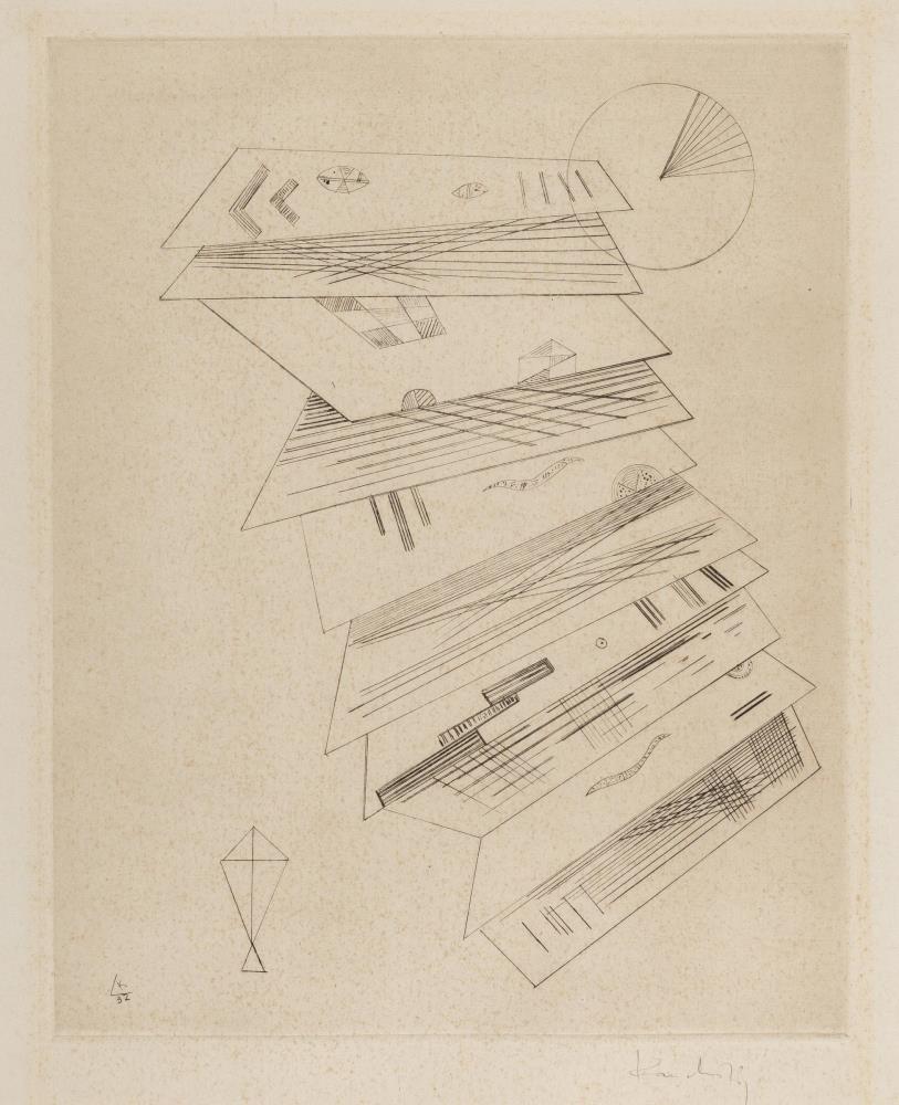 Zweite Radierung für die Editions "Cahiers d'Art"