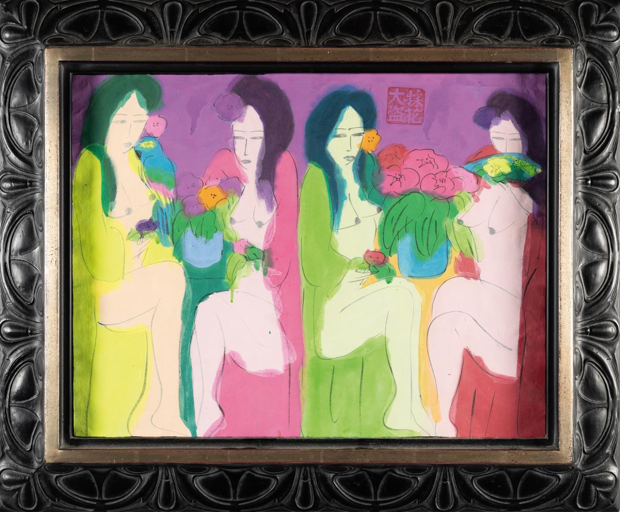 Vier Geishas