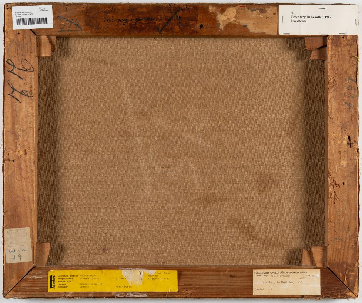 Gewitterlandschaft („Desenberg im Gewitter“)