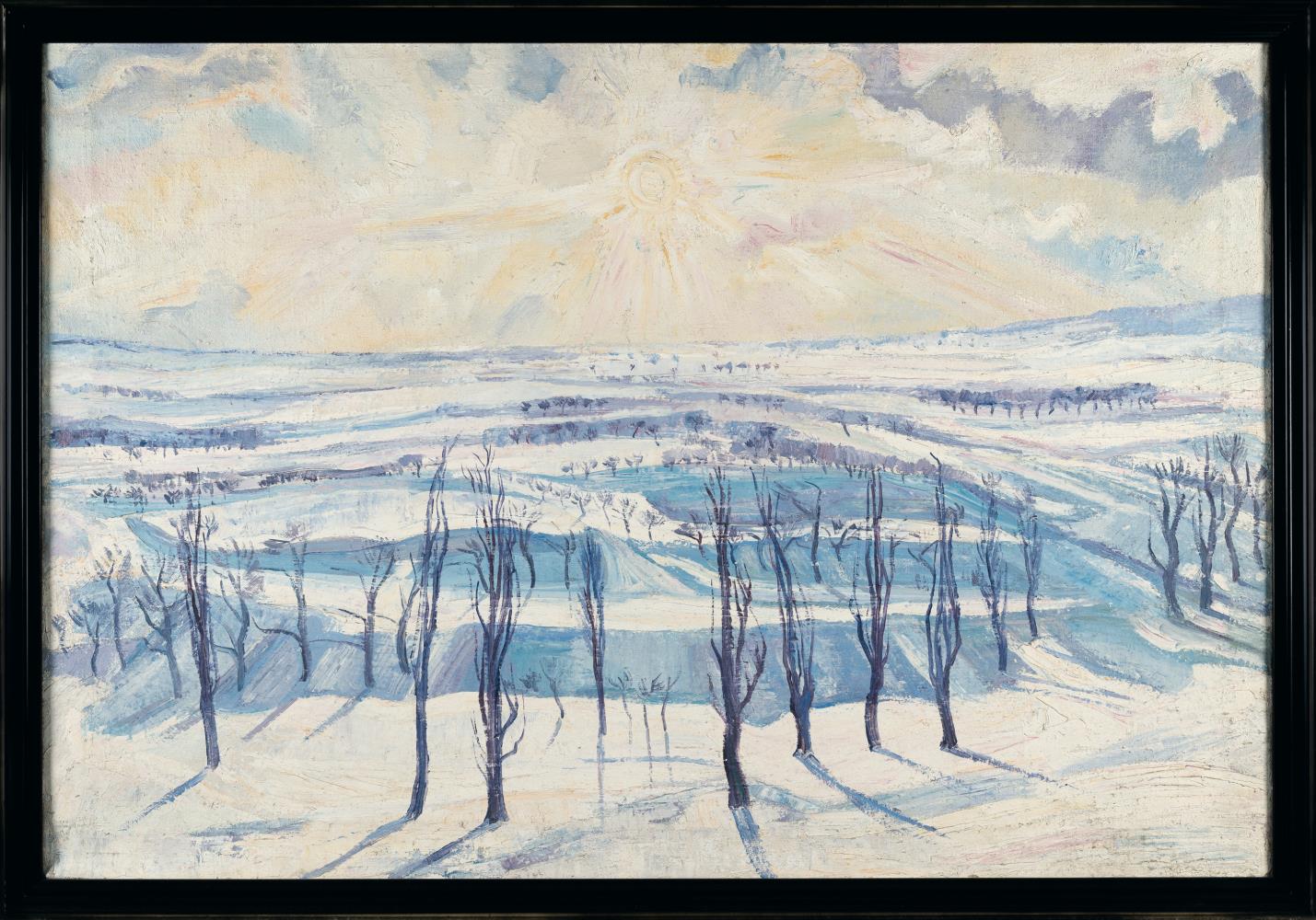 Winter Landscape at Sunrise