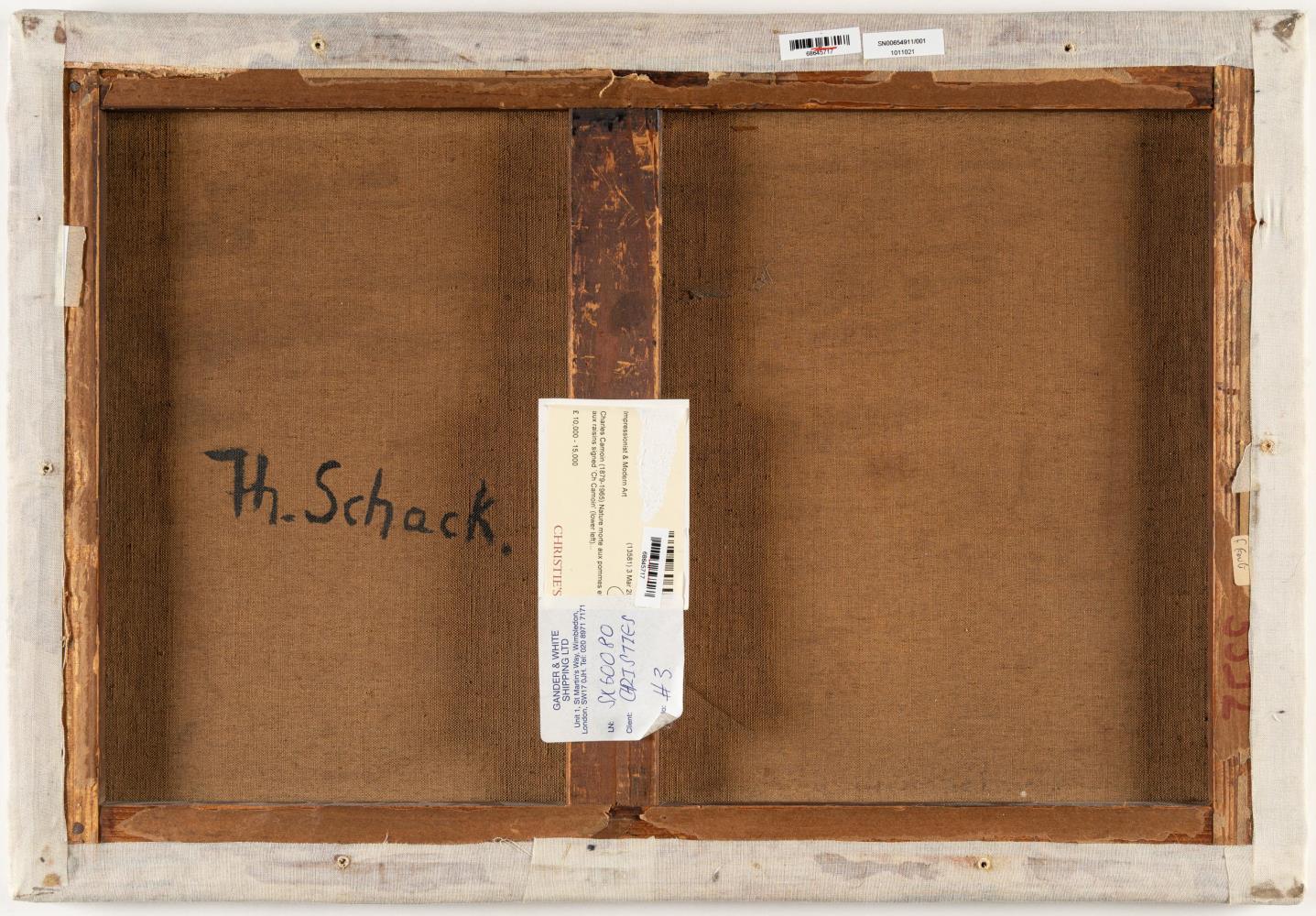 Nature morte aux pommes et aux raisins