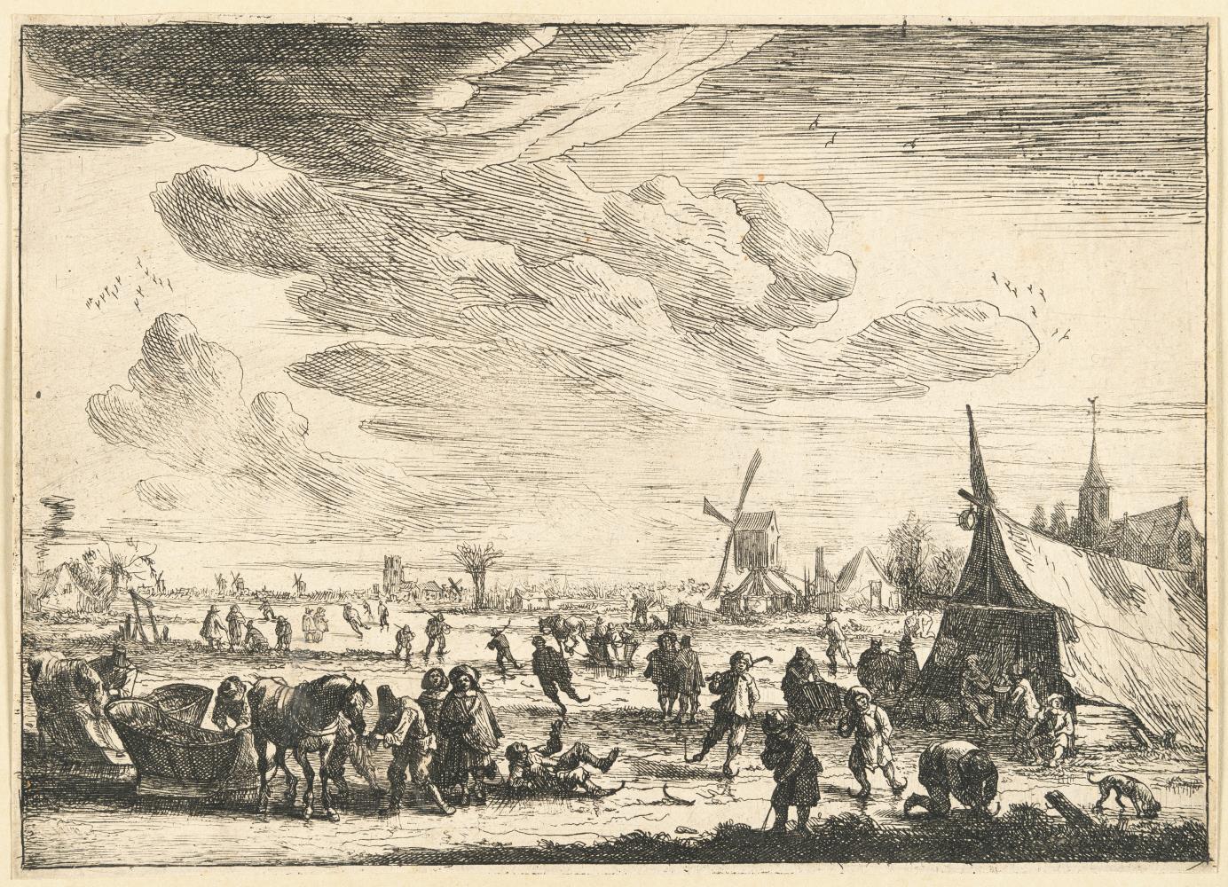 Die Schlittschuhläufer