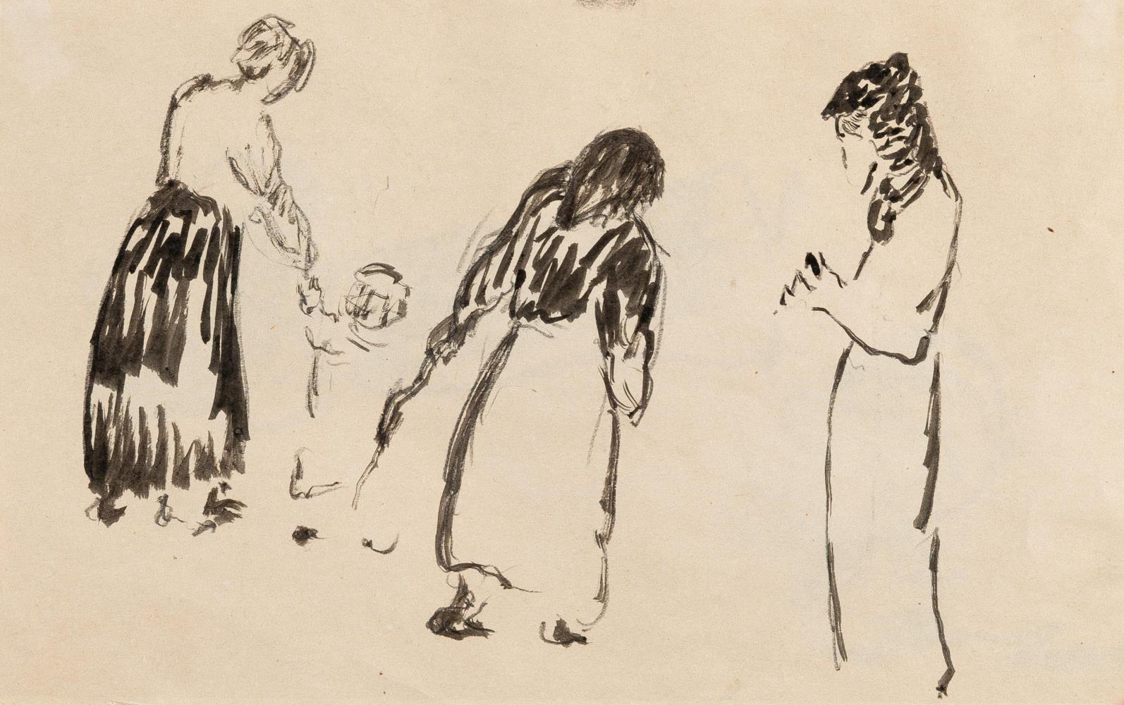 Recto/Verso: Figurenstudien