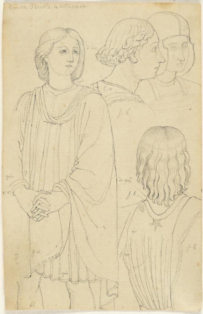 Figurenstudie nach den Fresken Fra Angelicos in der Nikolinischen Kapelle