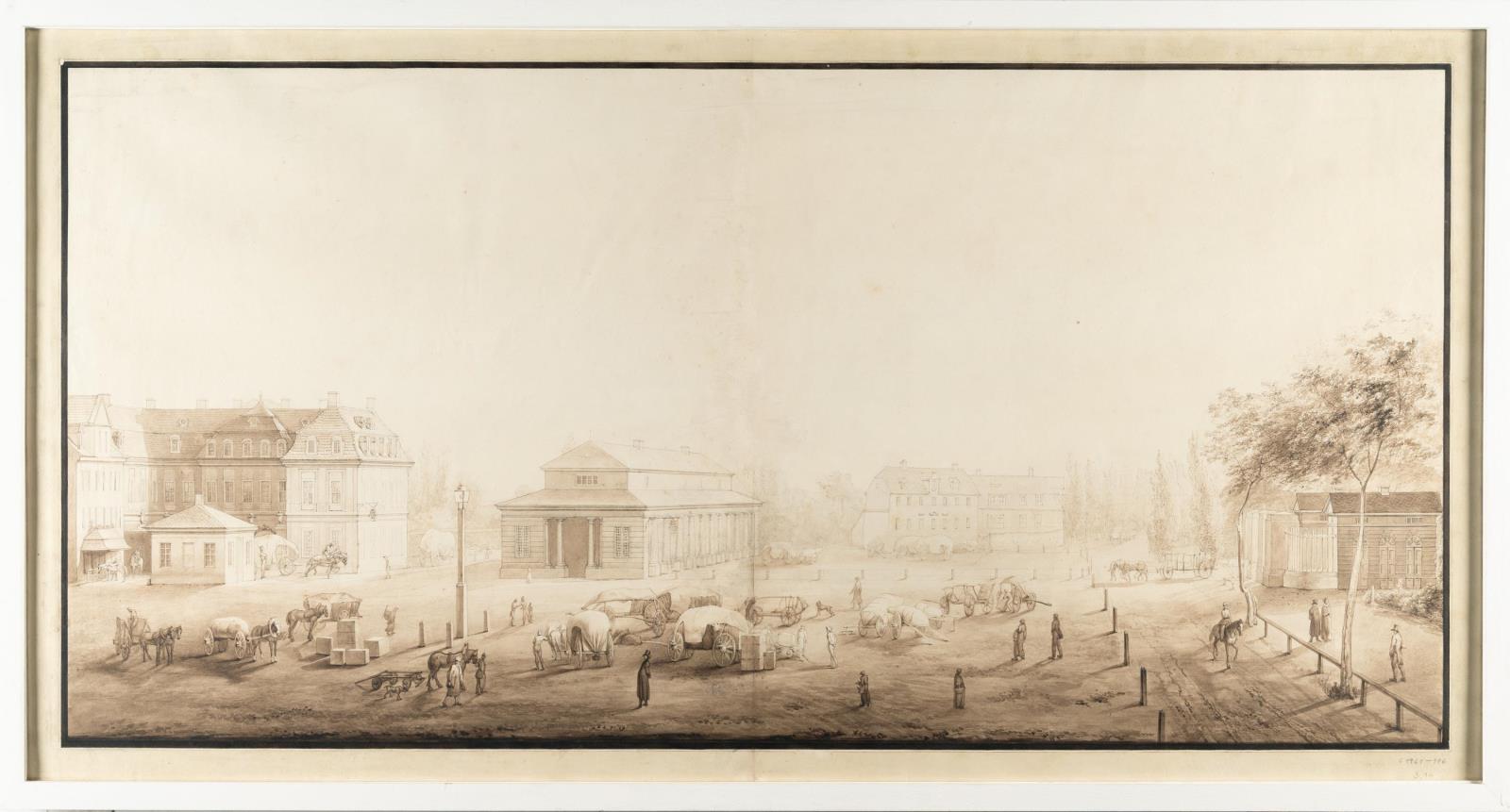 Große Stadtansicht (Dresden oder Warschau?)