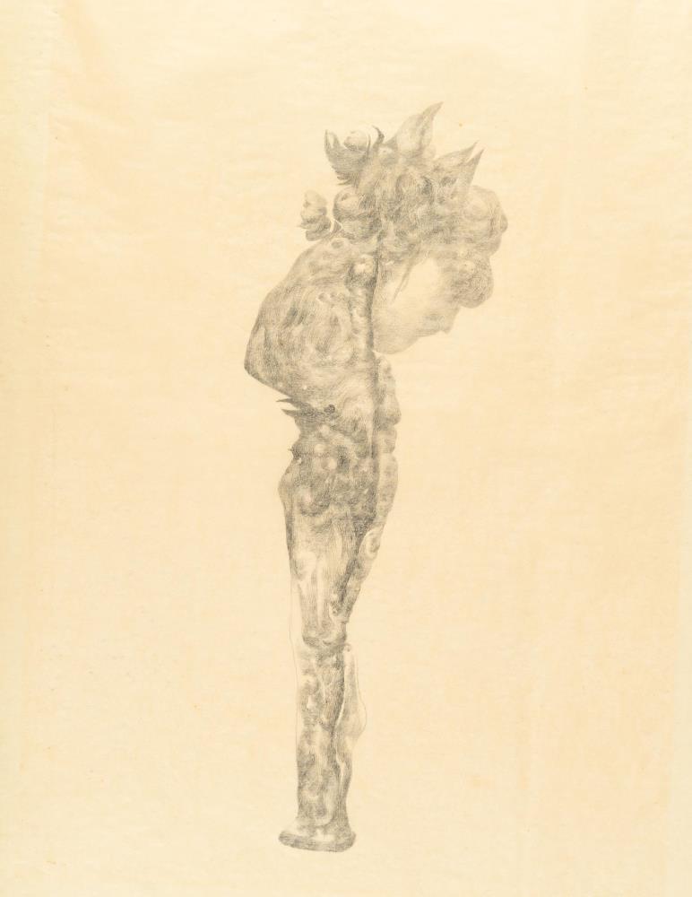 Studie zu dem Gemälde „Daphne-Büste“