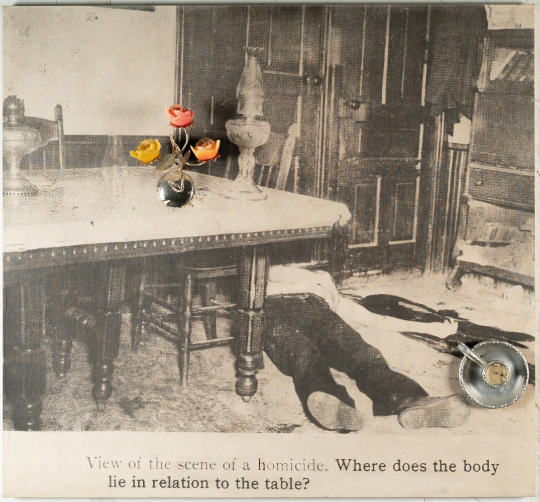 View of the Scene of a Homicide aus dem Zyklus Criminal Investigations