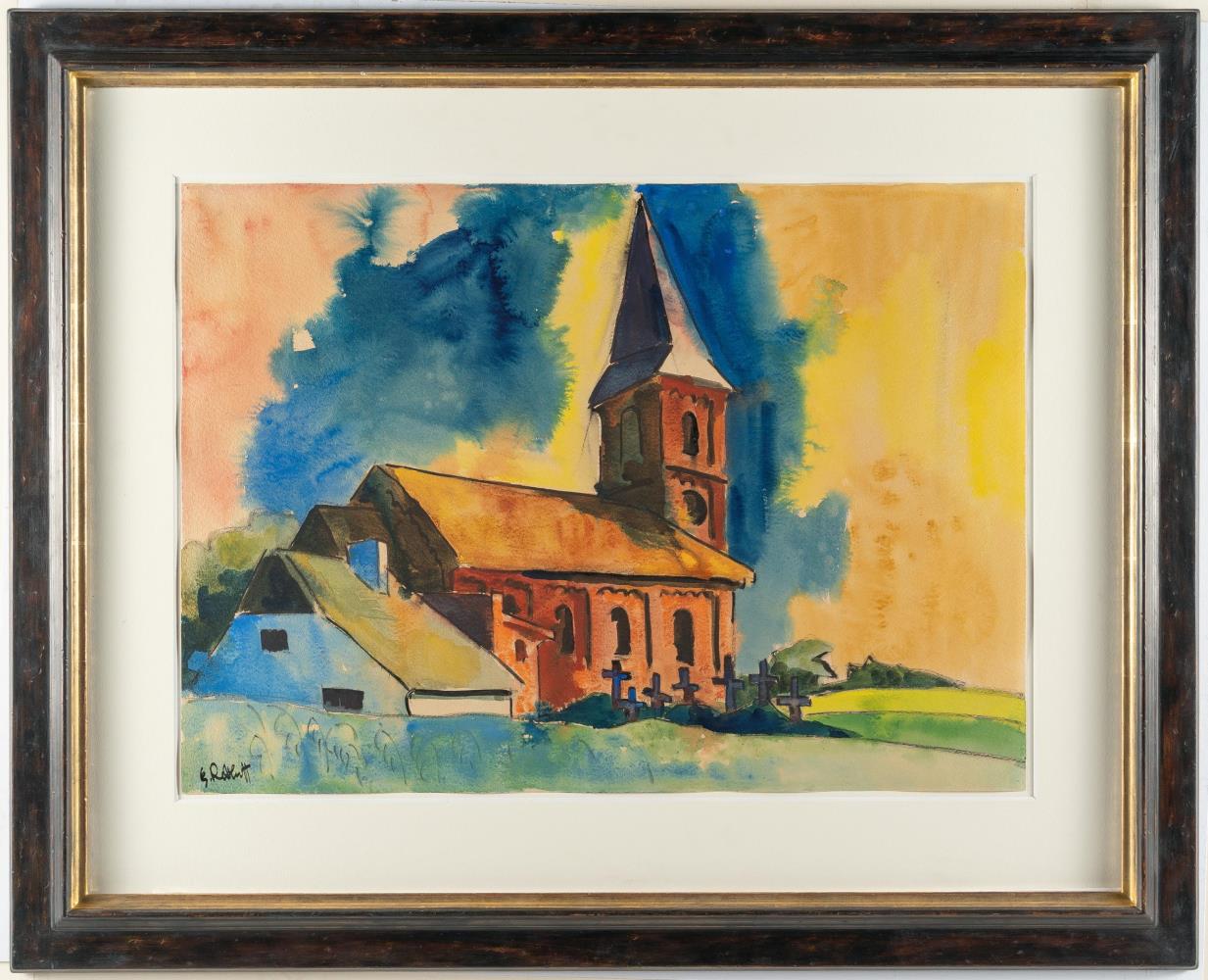 Church in Rützenhagen (Pomerania)