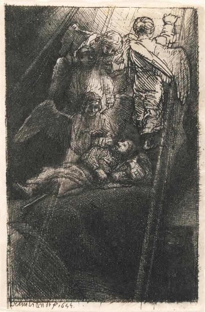 Jakobs Traum von der Himmelsleiter (Illustration zu Menasseh ben