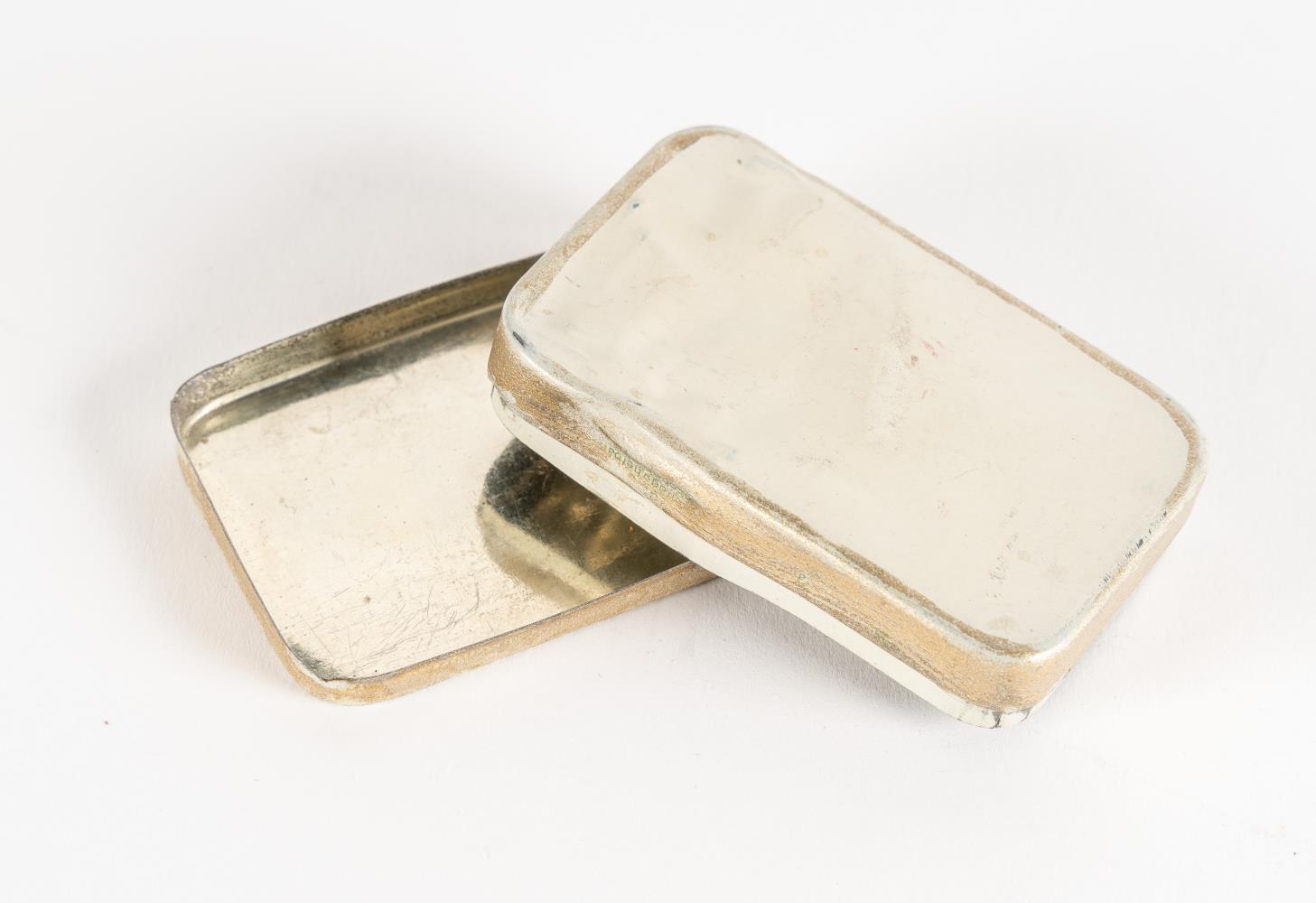 Small tin box