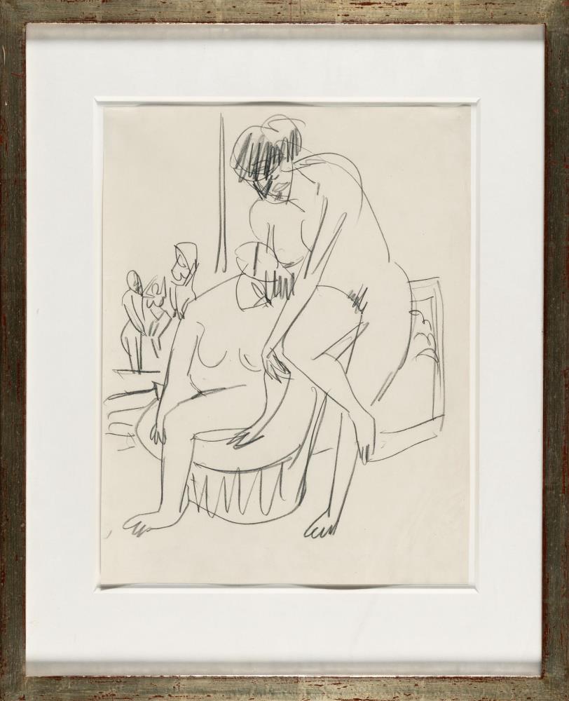 Zwei Akte im Innenraum