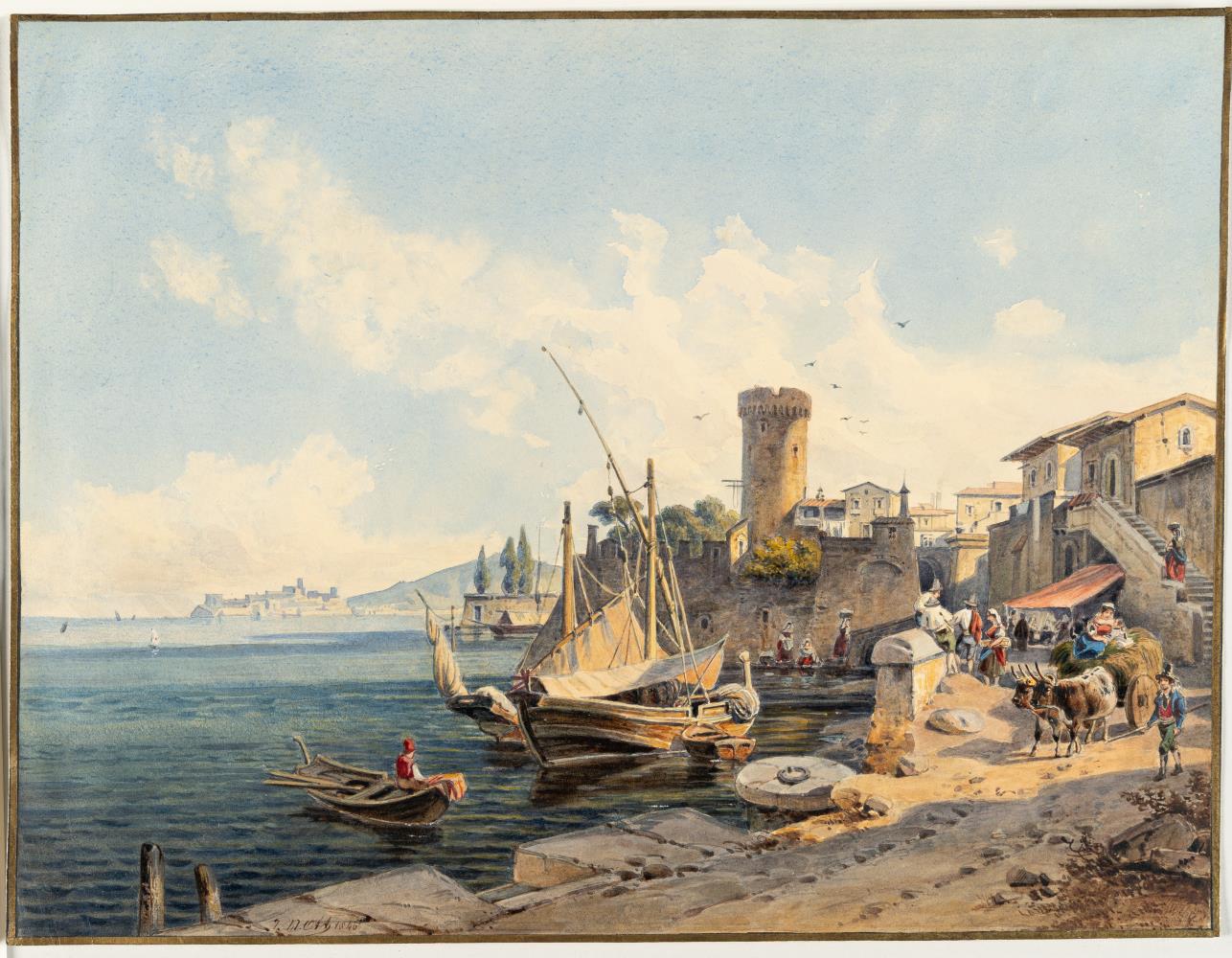 Ansicht von Pozzuoli am Golf von Neapel