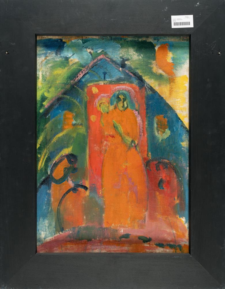 Recto: Ziegelei – Verso: Stehende Madonna