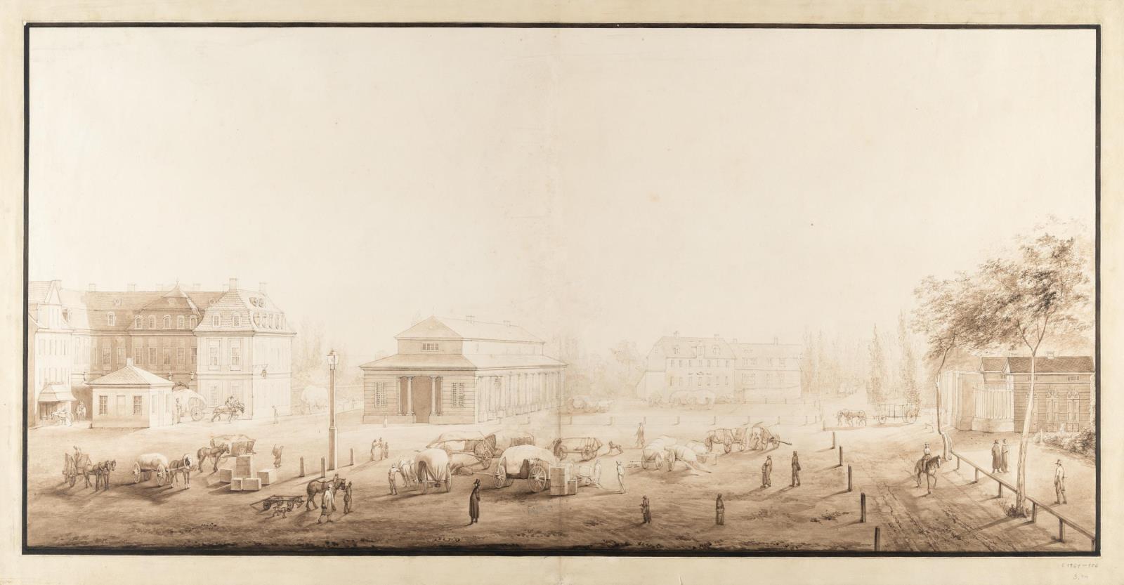 Große Stadtansicht (Dresden oder Warschau?)