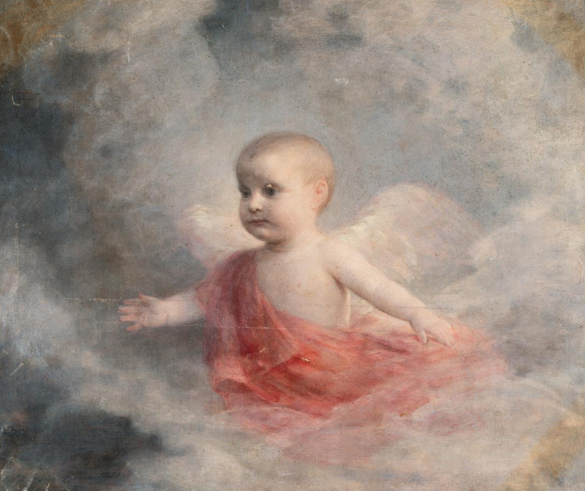 Engel in den Wolken