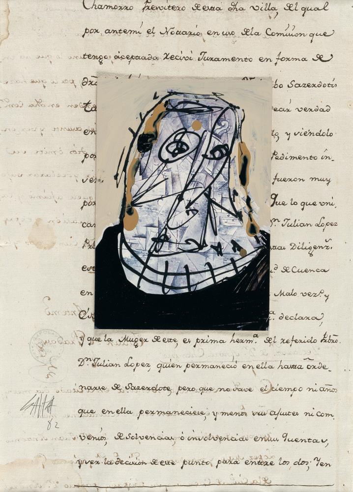 Superimposition ("Le gueridon (BRAQUE)")