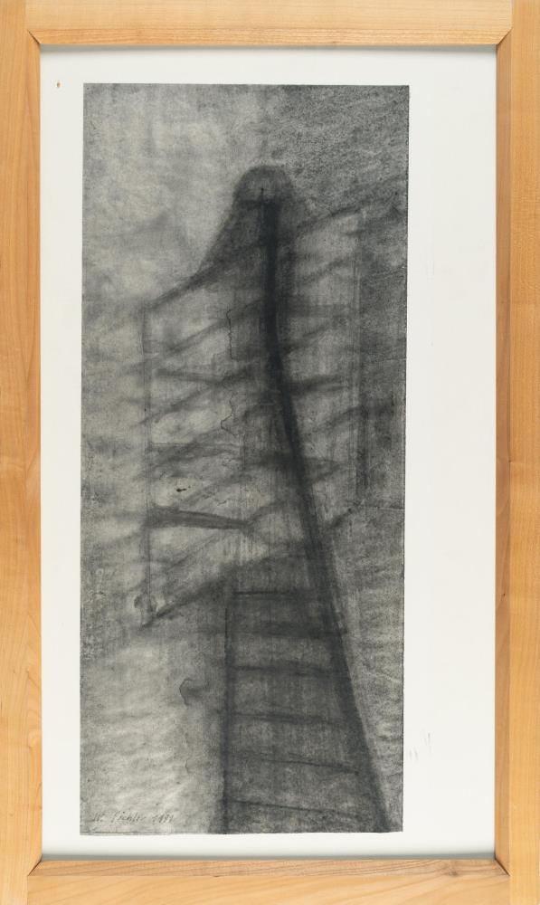 Konstruktion von einer Figur (Entwurf für eine Skulptur)