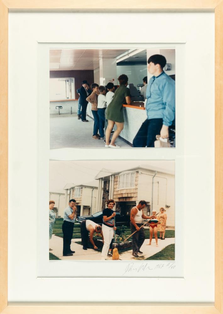 2 Bll.: People in New Highway Restaurant, NJ – Two Family Groups, NY