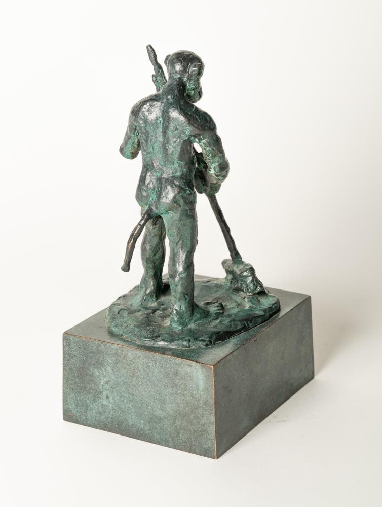 Malerstamm: Affe mit Besen