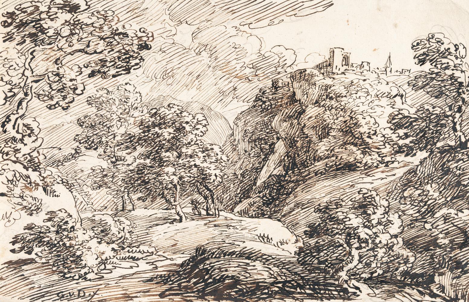 Stürmische Landschaft