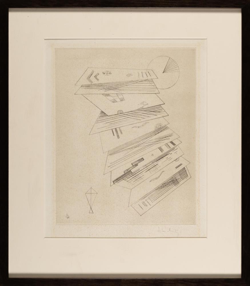 Zweite Radierung für die Editions "Cahiers d'Art"